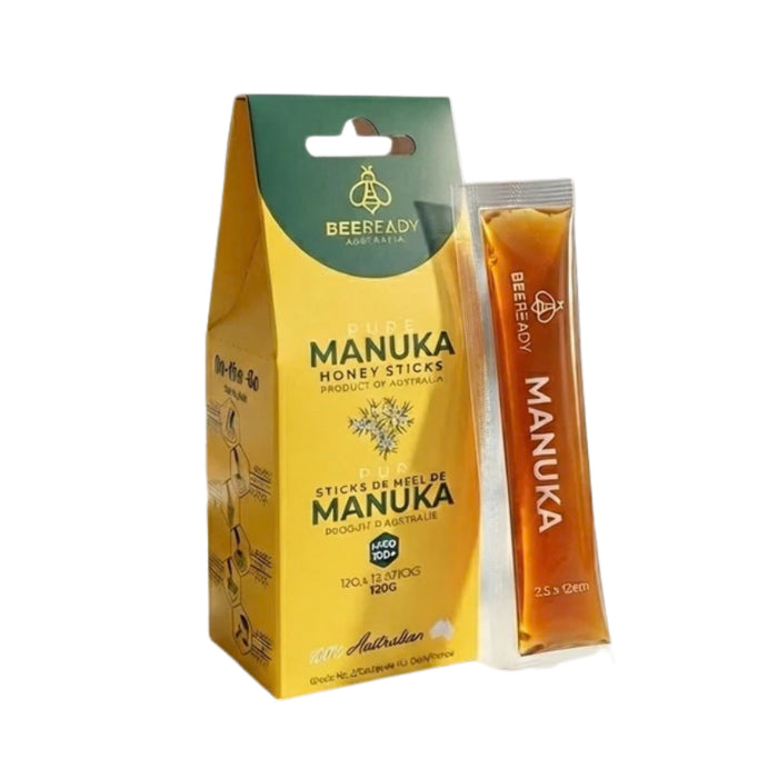 MGO 100+ Premium Australian Manuka Honey Sticks (12g x 10)