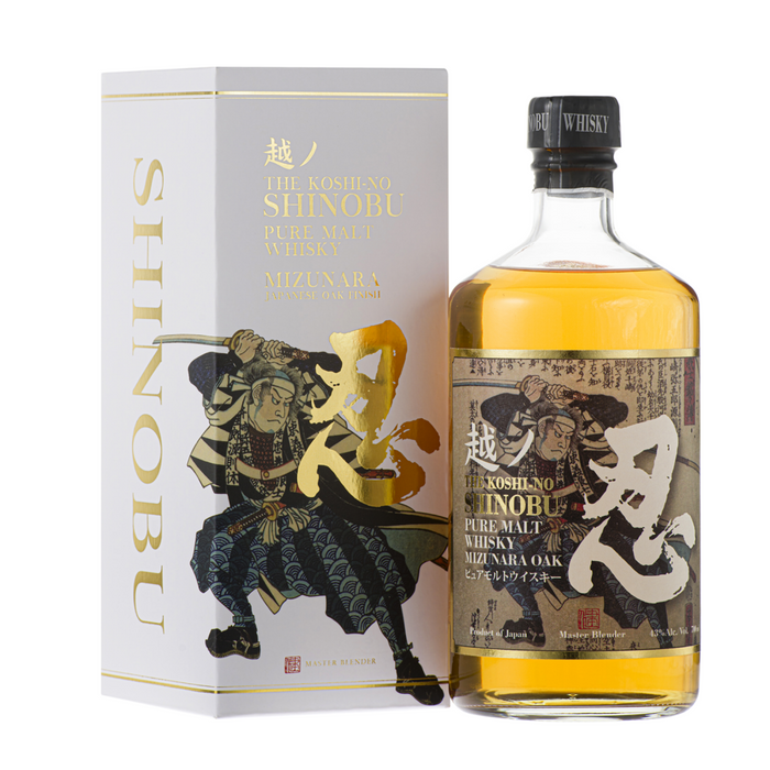 Shinobu Mizunara Oak Finish Pure Malt Whisky 700ml